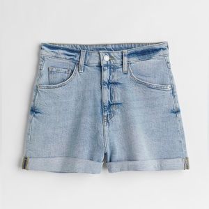 H&M Mom Ultra High Rise Denim Short 4